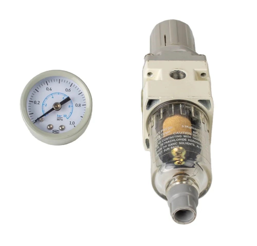 AW3000-3 G3/8 Series Compressed Air FRL Units Aluminum Die Casting Air Source Treatment Pneumatic Components