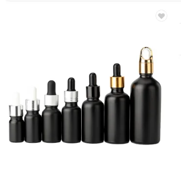 macaron color pink violet yellow blue green flat shoulder essential oil glass dropper bottle 30ml 1oz for serum