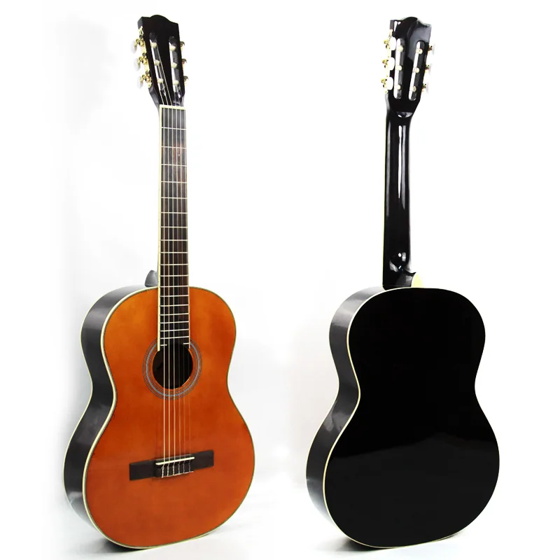 High Quality Custom Professional Musical instruments 39 inch Travel Classical Deviser 6 String Bass Accoustic Acoustic Guitar