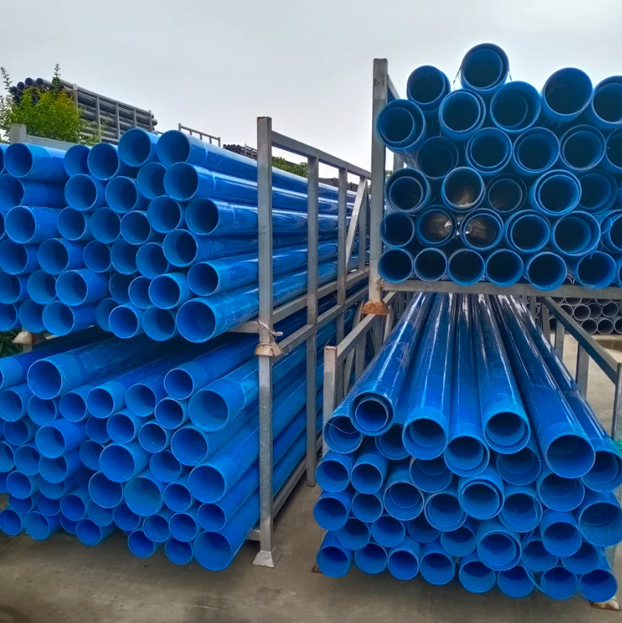 In Stock 3 4 5 Inch Borewell Bore Pvc Water Well Casing Pipe sizes Price For Borewell Price