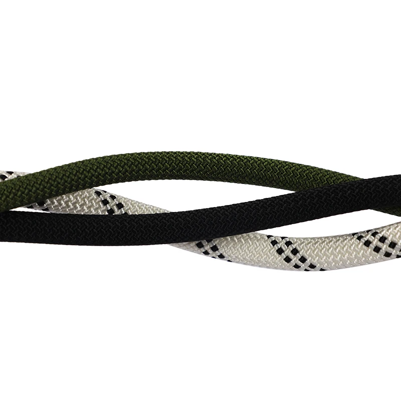 Оптовая цена, уличная Спусковая веревка, нейлоновая статическая скалолазающая веревка высокого качества для тренажерного зала