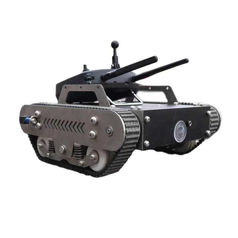 small rubber track system with chassis smart robot platform off road crawler rubber tracked chassis TINS-3