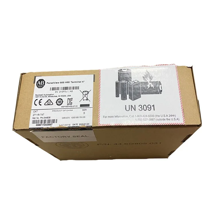 
 Новый Запечатанный Allen Bradley PANELVIEW 800 4-дюймовый терминал 2711R-T4T 2711RT4T  