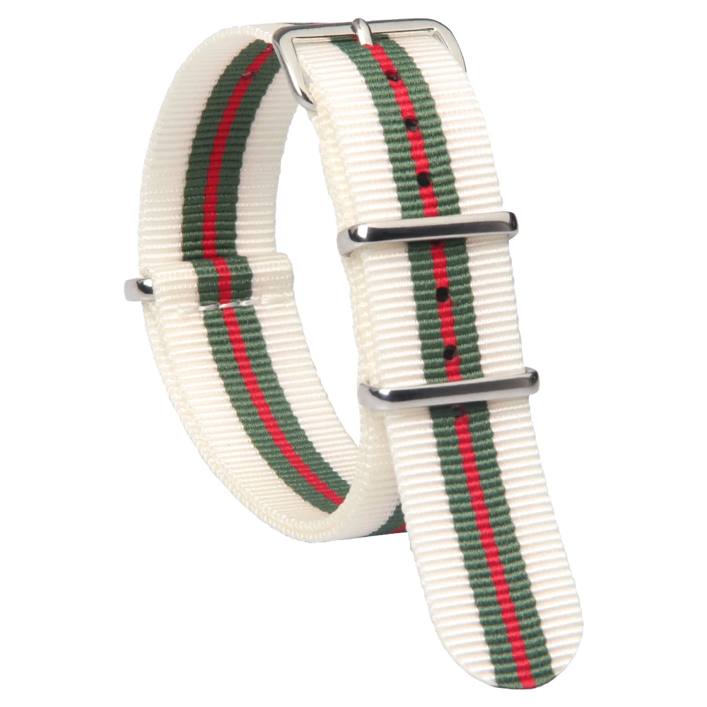 Nylon Watch Band Strap Single Pass Watch Band Retro Style For DW Watch Strap