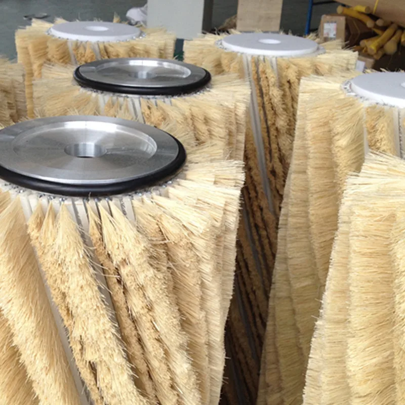 Tampico fiber roller sanding brush,polishing wood panel brush