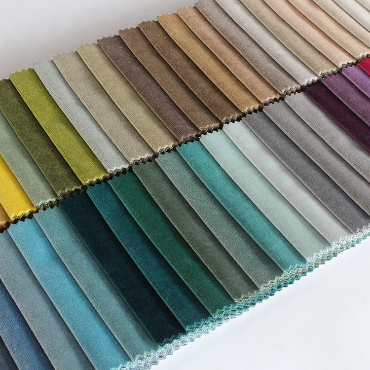 Hometextile 100% Polyester knitting holland velvet sofa fabric Waterproof upholstery holland velvet fabric for sofa furniture