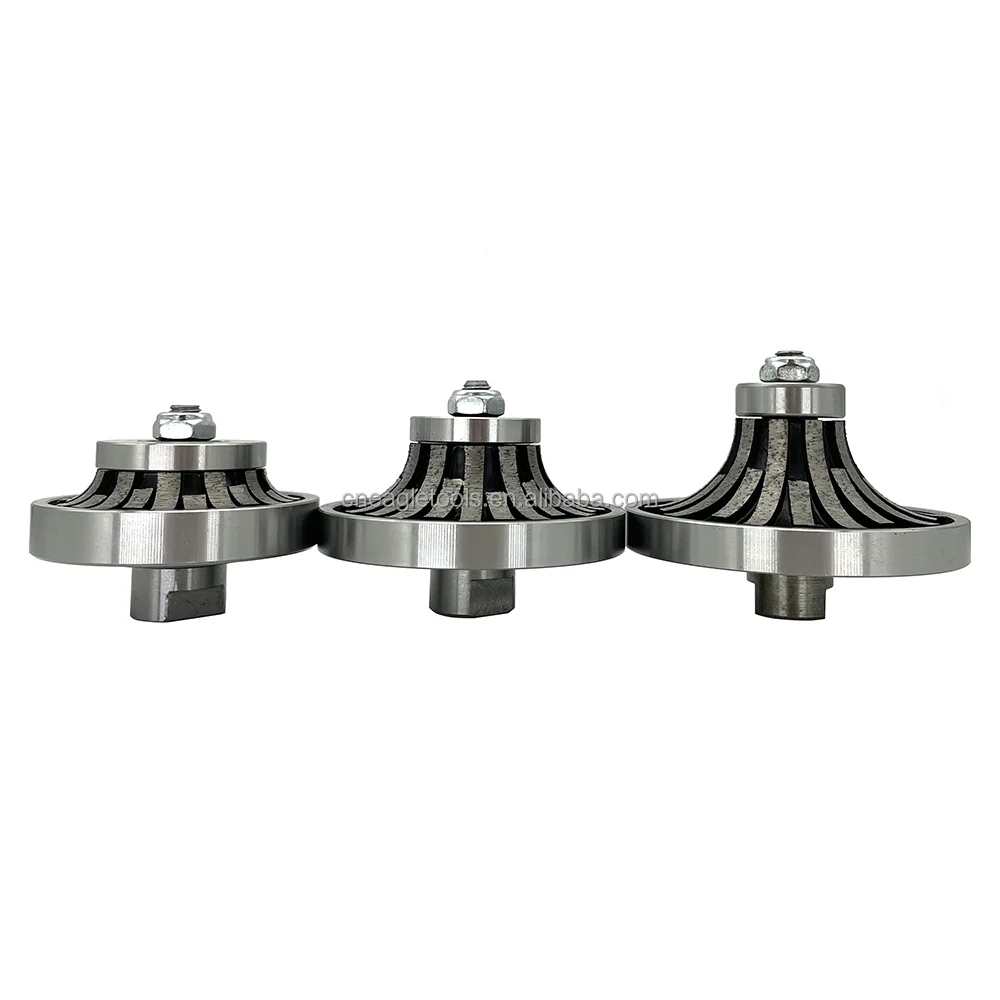 Crawnedeagle Demi Bullnose Stone Edge Tools B10/B20/B30/B40 Diamond Marble Router Bits For Angle Grinder