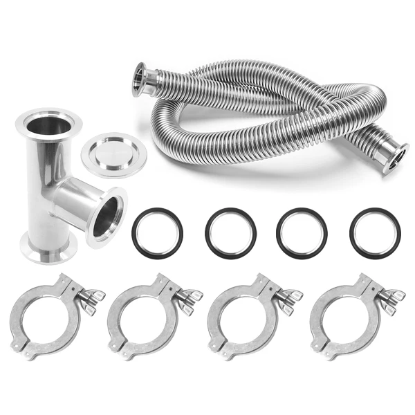 Stainless steel high vacuum CF conflat flanged viewports