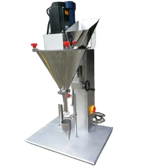 Настольная маленькая винтовая спиральная машина для фасовки порошка 110 20 50 100 до 200 г