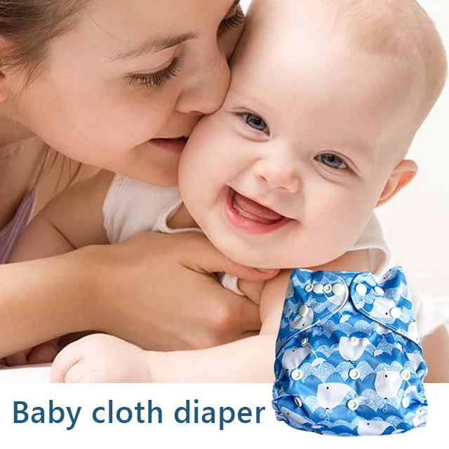 OEM best price Ecological Adjustable Reusable Washable Newborn Kids Baby Nappies cloth diaper side opening