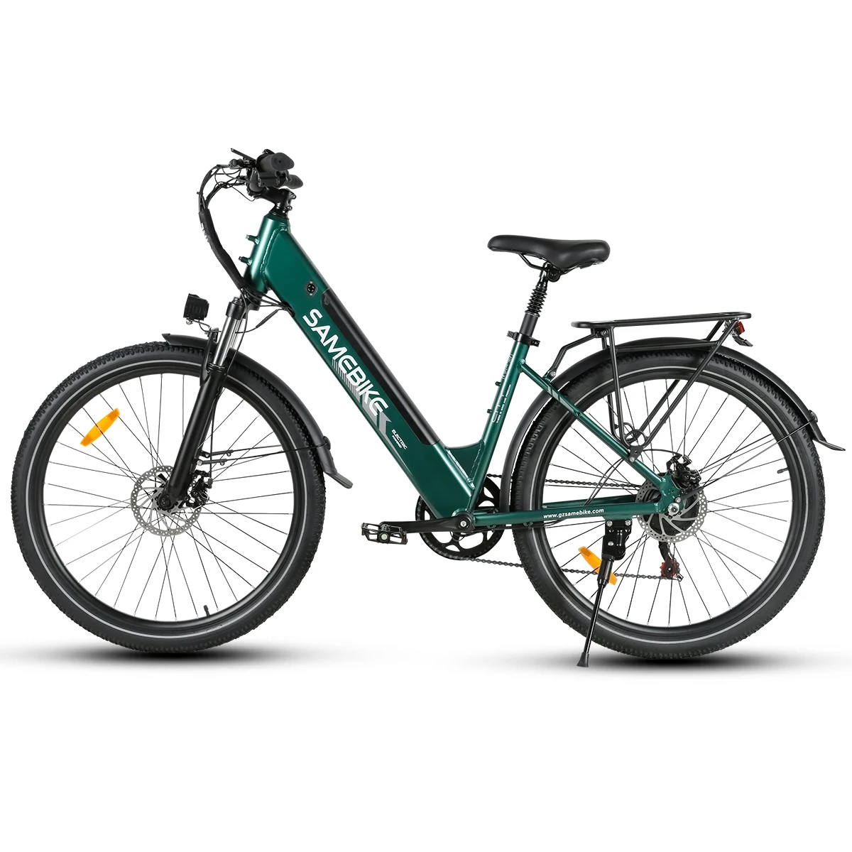 2024 New Arrive SAMEBIKE 27.5' big frame Integrated 36V 500w city ebike Women Folding City Bike e bike big wheel