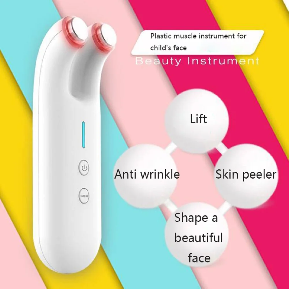 best cbd skin care gift set home use deep cleansing mini portable RF EMS beauty instrument