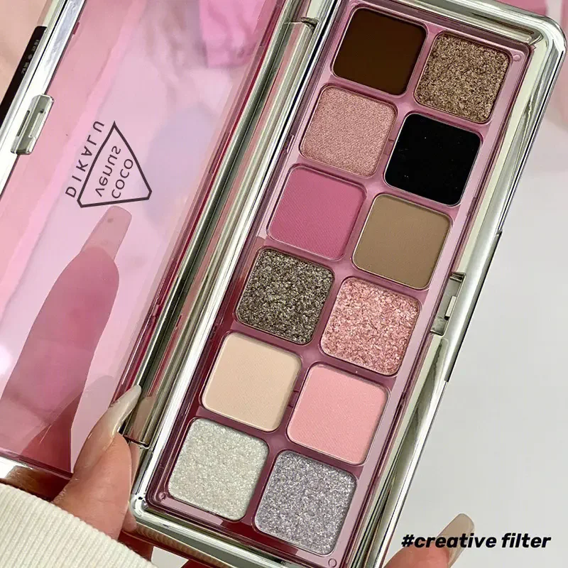 High pigmented eyeshadow palette best quality nude matte glitter  eye shadow wholesale makeup