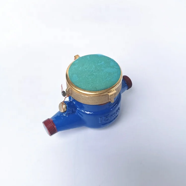 LXSG-15mm многоструйный влажный тип счетчик воды из латуни крышка