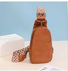 Western 40 colors sling bags woman leopard printed aztec boho PU leather sling bag crossbody fanny bag for women