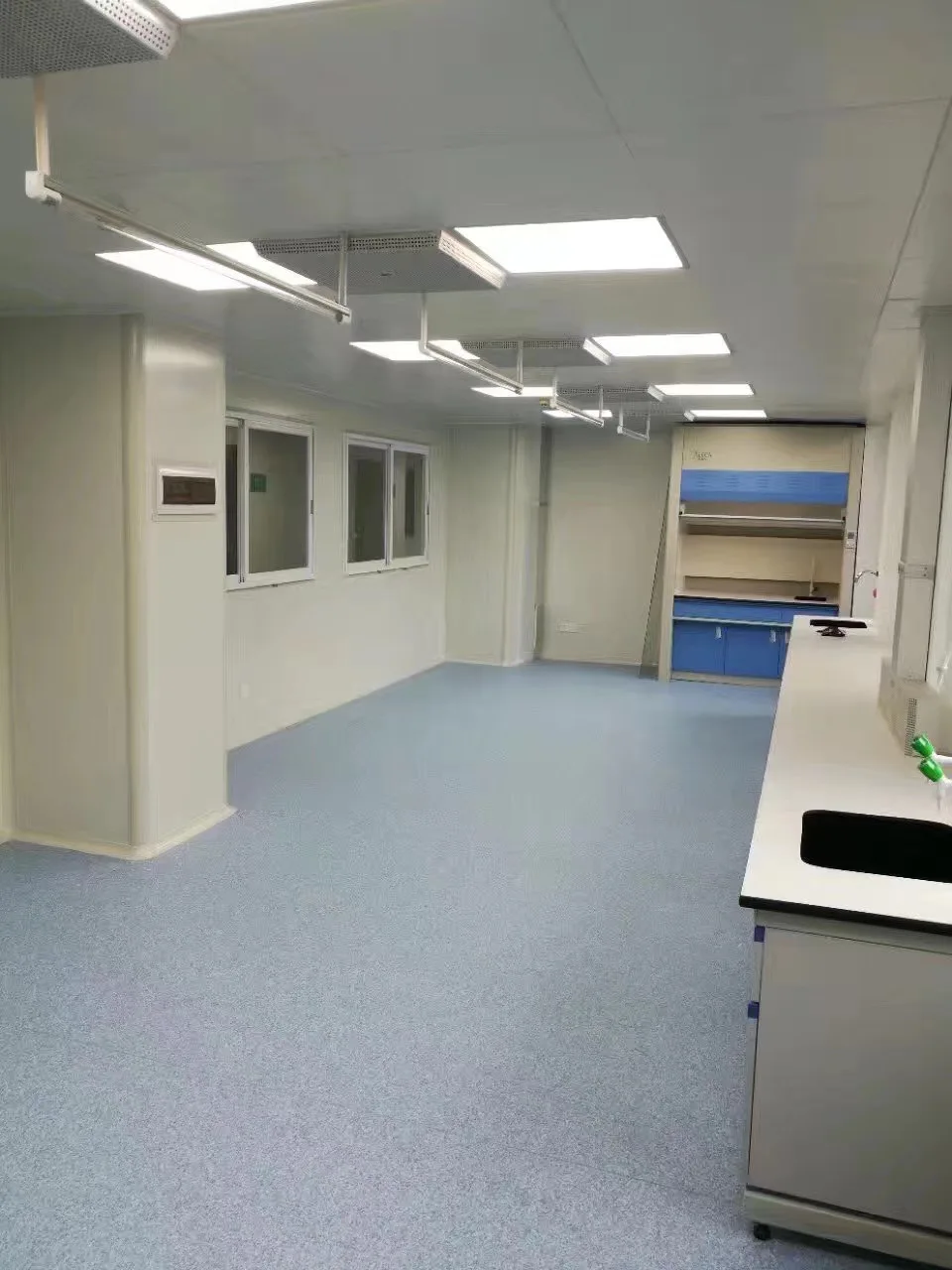 ISO 5 6 7 8 Modular CleanRoom Lab Dust Free Hvac system Portable GMP Laboratory room with cleanbooth