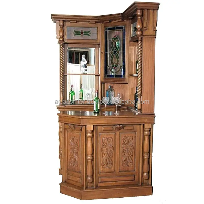 
London Corner Bar Table is the exquisite Bar Table Premium in a luxurious style bar furniture 