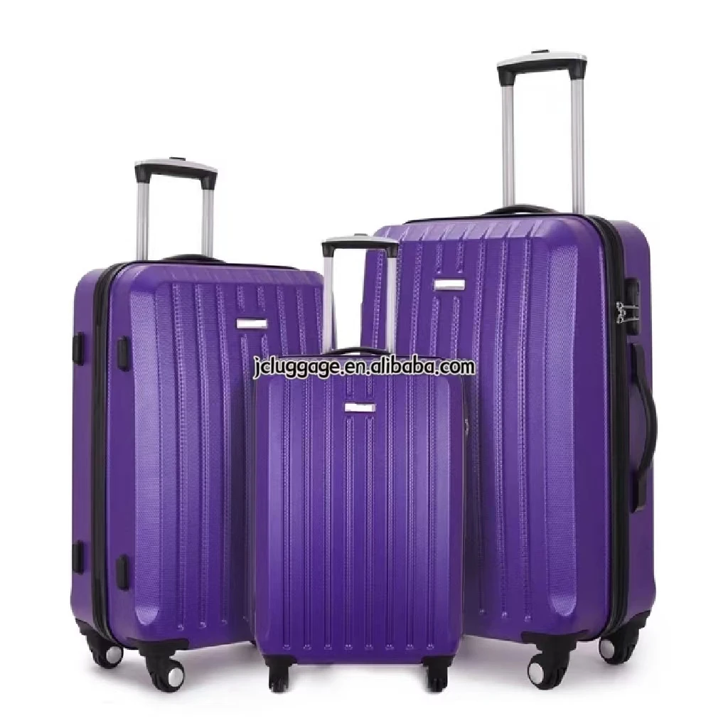 Portable Case Woman Teenage Suitcase Lightweight Travelling Plain Bags Trolley Suitcase Luggage