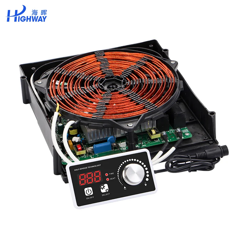 Half Bridge 3.5kw Heating Set Electromagnetic Display Control Panel Pcb Boards Kits UART Induction Cooktop Spare Parts