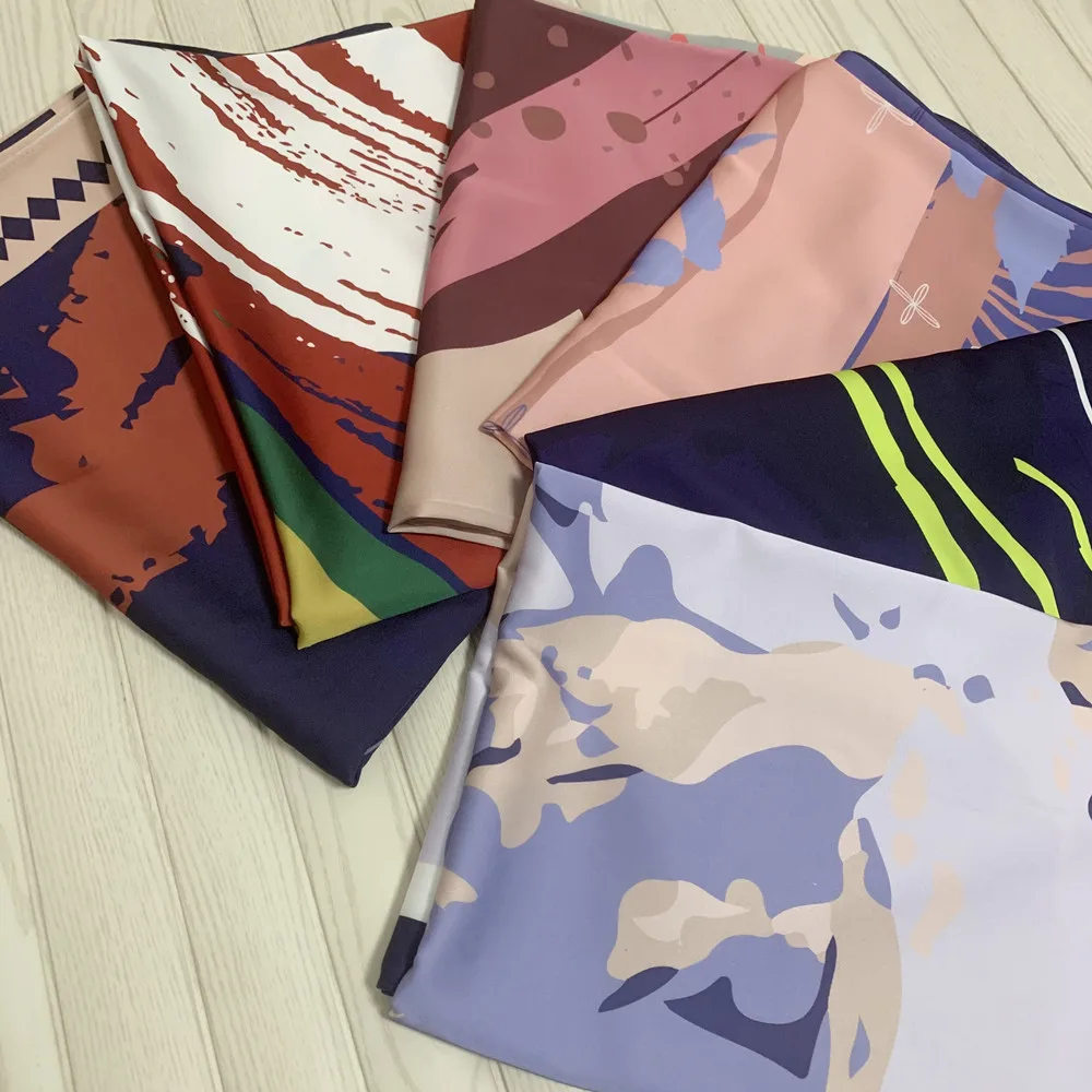 custom printed tudung premium high quality bawal satin hijab designer head scarf styles silk matte strech scarf