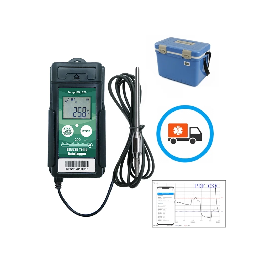  2021 новый продукт высокой точности ультра холодной морозильной камеры термометр температуры регистратор