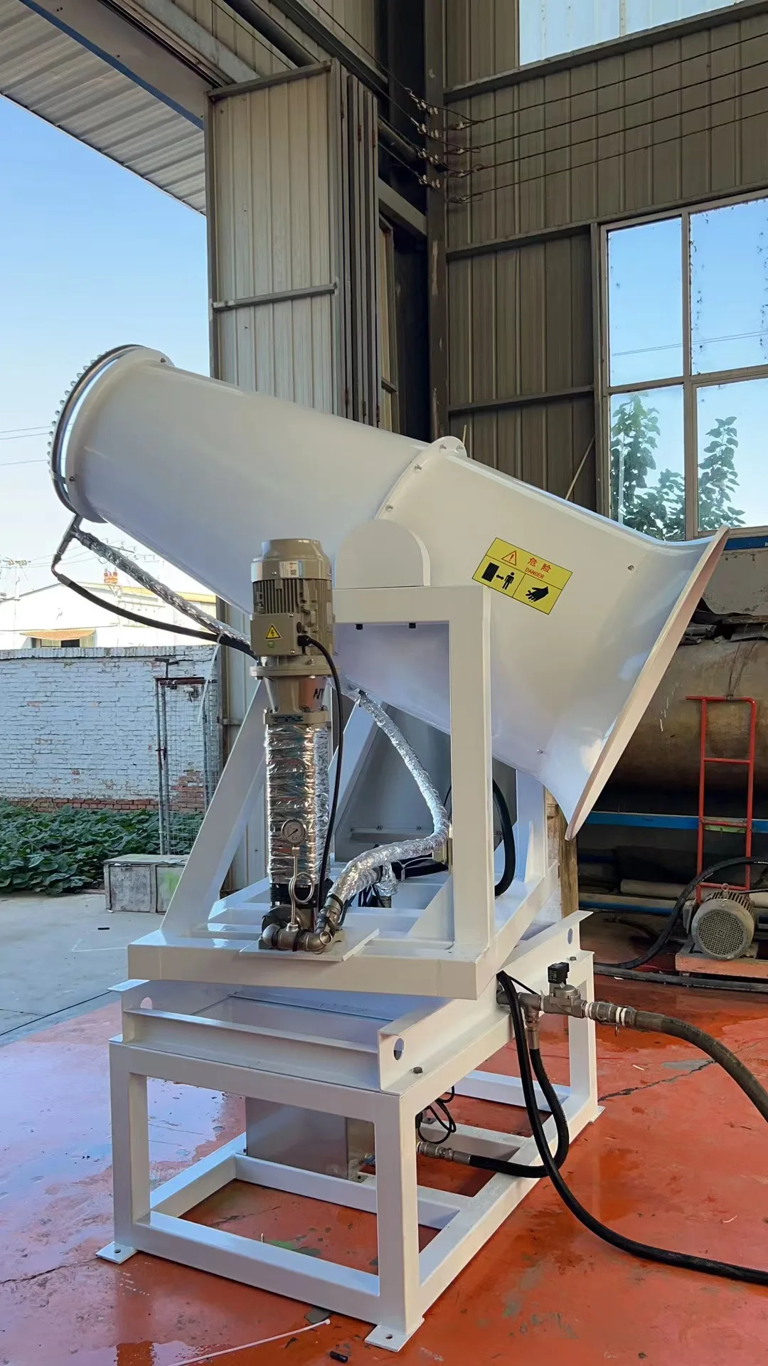 water evaporation cannon water mist cannon fogging gun sprayer for loading unloading port mining yard