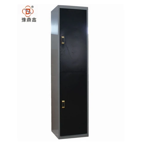 Black 2 Door Coded Lock Storage Clothes Iron Locker