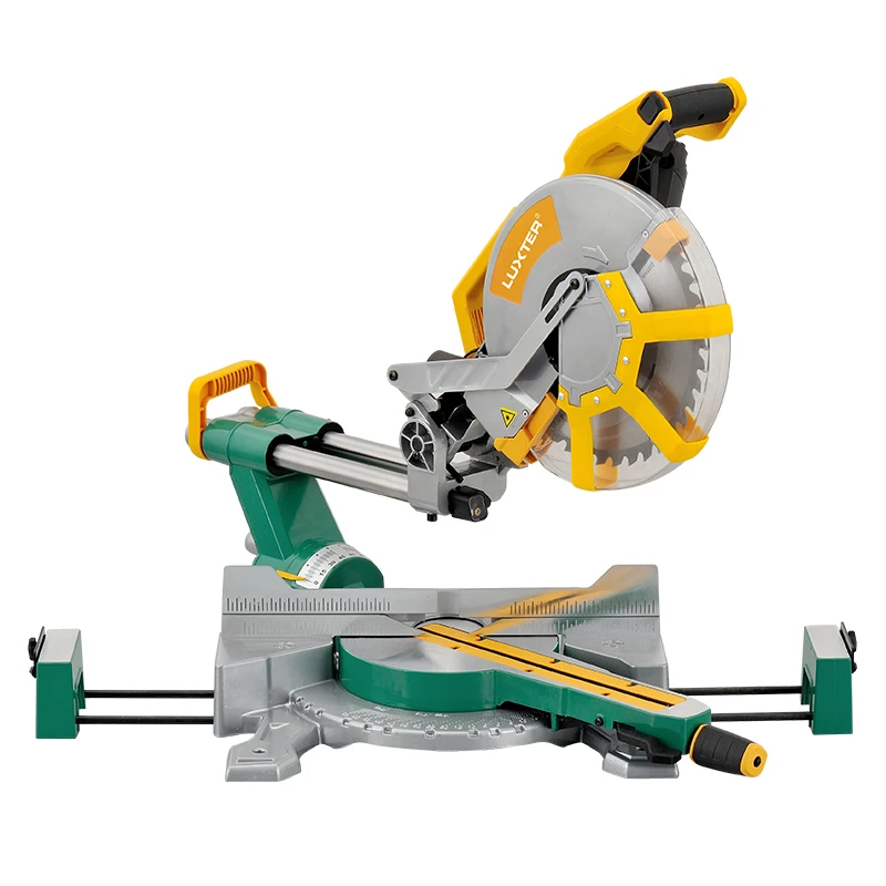 LUXTER 305mm(12 inch) Compound Sliding Miter saw Double Bevel With Laser Mitre Saw For Woodworking