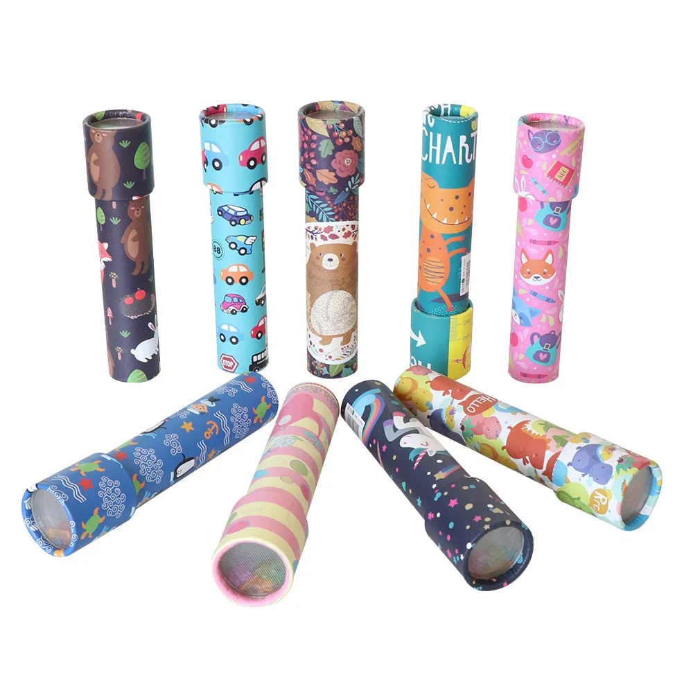 Optical Toy Kids Cartoon Puzzle Magical Kaleidoscope Glasses Classic Spinning Magic Color Toys Toys Kaleido Scope