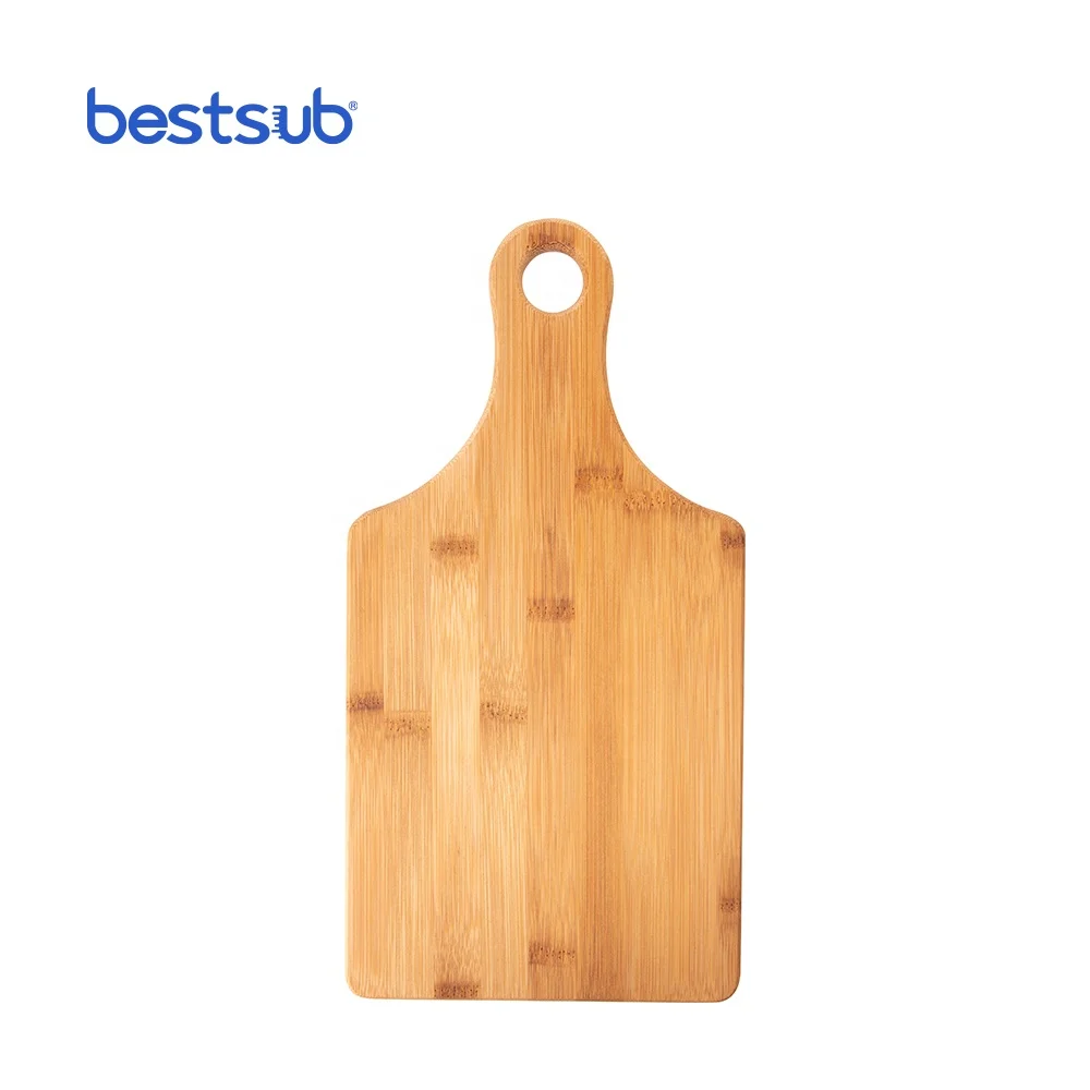 BestSub оптовая торговля деревянная лазерная гравировка бутылки вина формы бамбуковая разделочная доска DK-BBC01