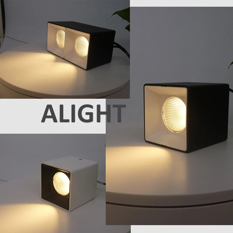 
LED Mini surface mounted spotlight COB grille light 