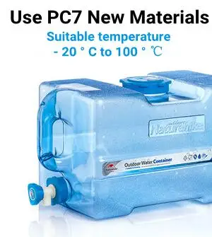 Outdoor camping water storage tank portable car large capacity with tap drinking water domestic water storage tank