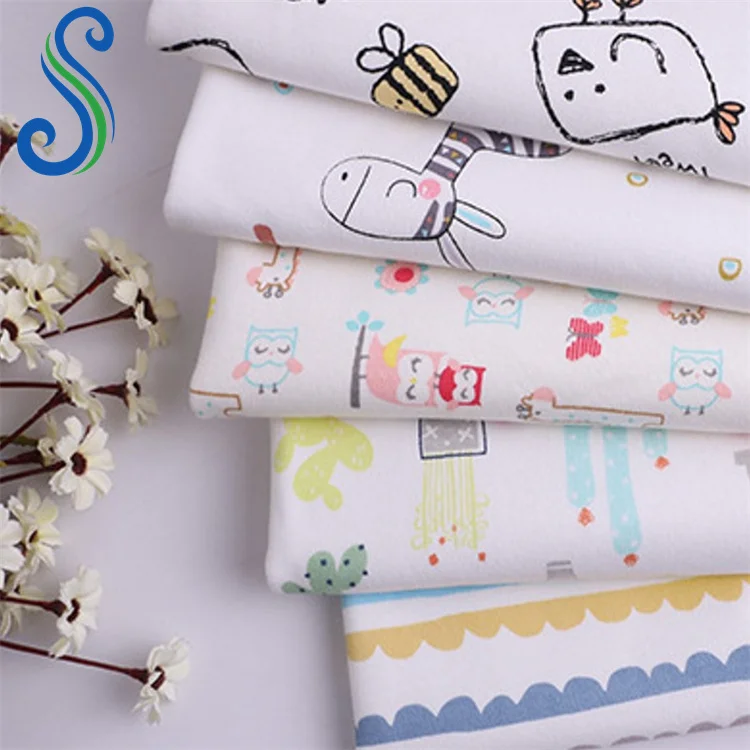 Wholesale 3 Layers Leakproof Tpu Cotton Bamboo Composite Diaper Fabric for Baby Diapers Bed Sheet