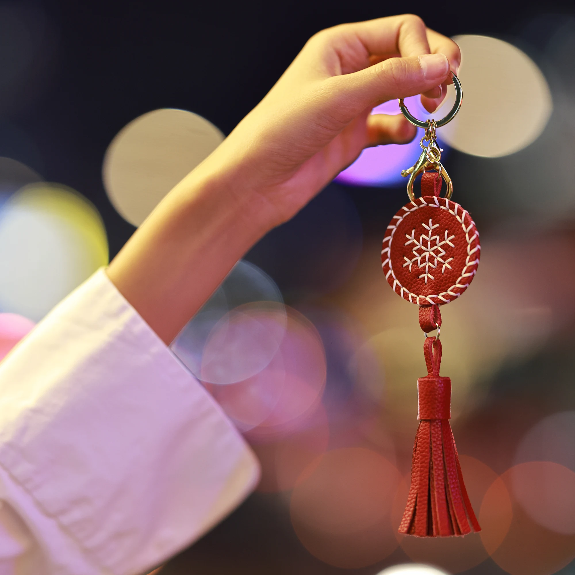 
SEWINGFISH luxury bags women handbags ladies and the Clutch Bag With Snowflake Pattern DIY leather bag 