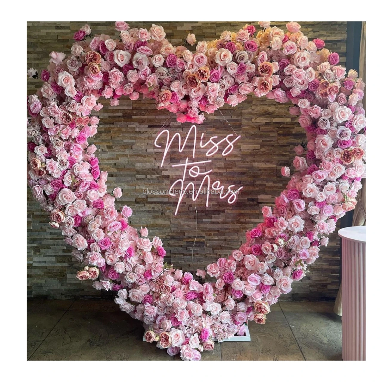 New Artificial Flower Arch Gate decorative artificial flower background stage decoration wedding arch backdrop with flowers