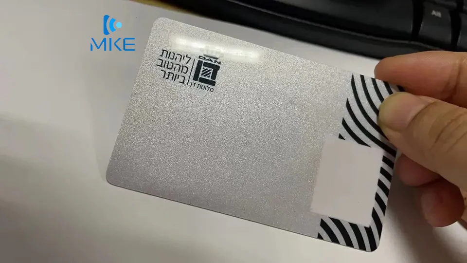 card pvc silver background pvc card printing