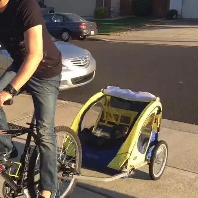 
 Велосипед Грузовой Трейлер складной алюминиевый велосипедный трейлер для продажи  