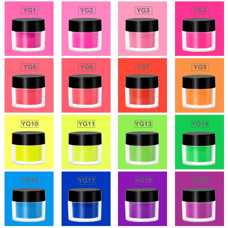 Own Brand Neon Color Summer Dip Powder Nail in Bulk Dip Powder Kit Nail Art Design Beauty Dipping Powder Nails Colours