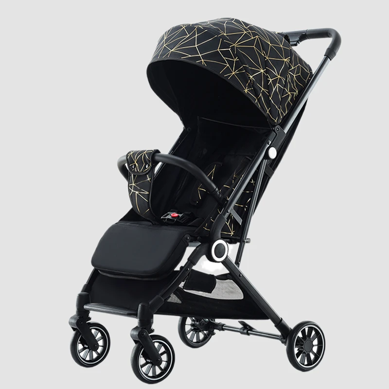2023 New Wholesale custom baby carriage Aluminum Frame High View Lightweight Baby Strollers With Sleeping Bag Baby Strollers
