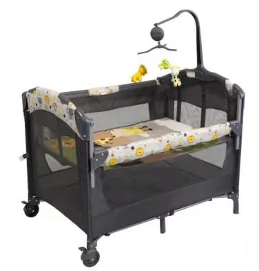 baby children bed folding foldable kid baby playpen with sleeper bag