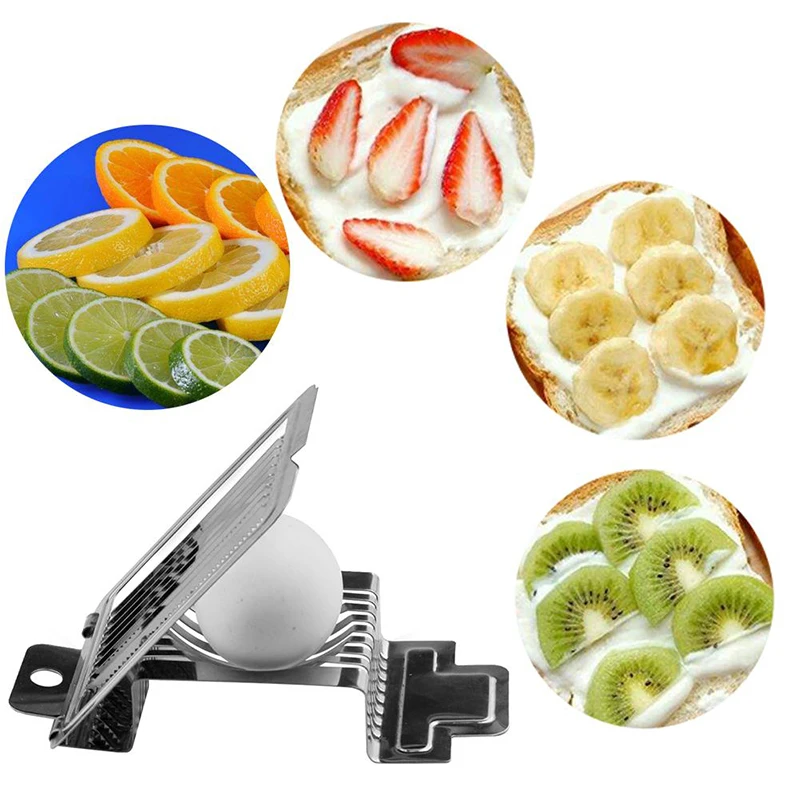 Hot Egg Slicer Cutter Stainless Steel Cutter Section Cutter Wire Egg Slicer For Kitchen Tools