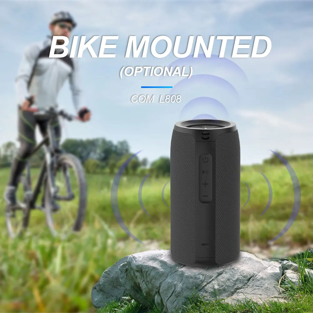 Sound Super Bass Wireless  IPX 6 Waterproof Outdoor Motorcycle Bike Power Bank Stereo Portable Wireless Speaker