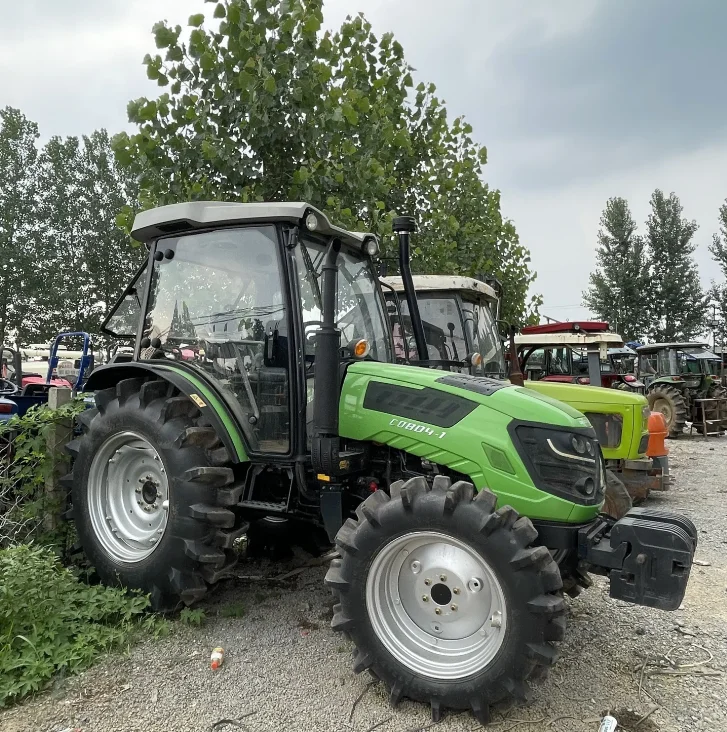DEUTZ FAHR Used tractor farm agricultural 4WD 80HP farming 4x4 wheel Tractor For Sale