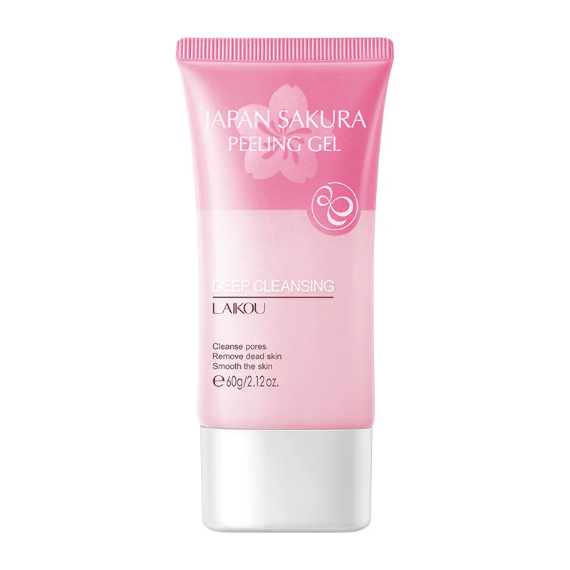 wholesale Sakura deep cleansing cleanse pores peeling Exfoliating sakura Face gel