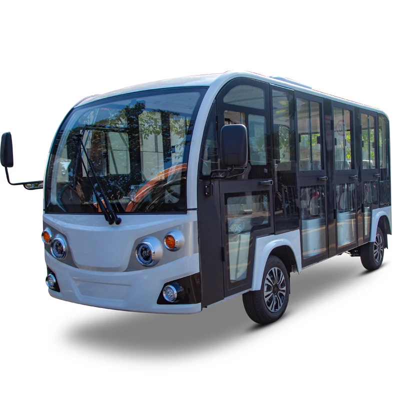 2022 city electric tourist sightseeing  car with 11 seats hot sale Scenic spot electric sightseeing bus