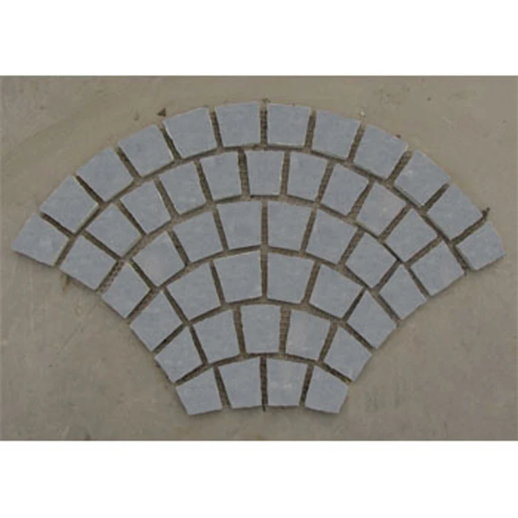 Variety Color HBLS series Fan-shape Mats For Floor Square, Garden, Park  Natural Slate Stone