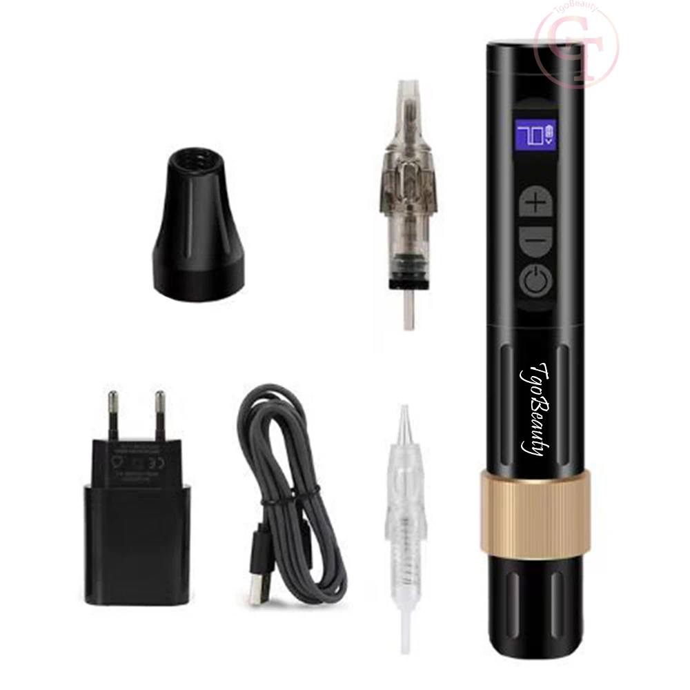 Professional Tattoo Machine Pen Kits Cosmetic Permanent Makeup Machine for Eyebrow Lip Body Tattoo