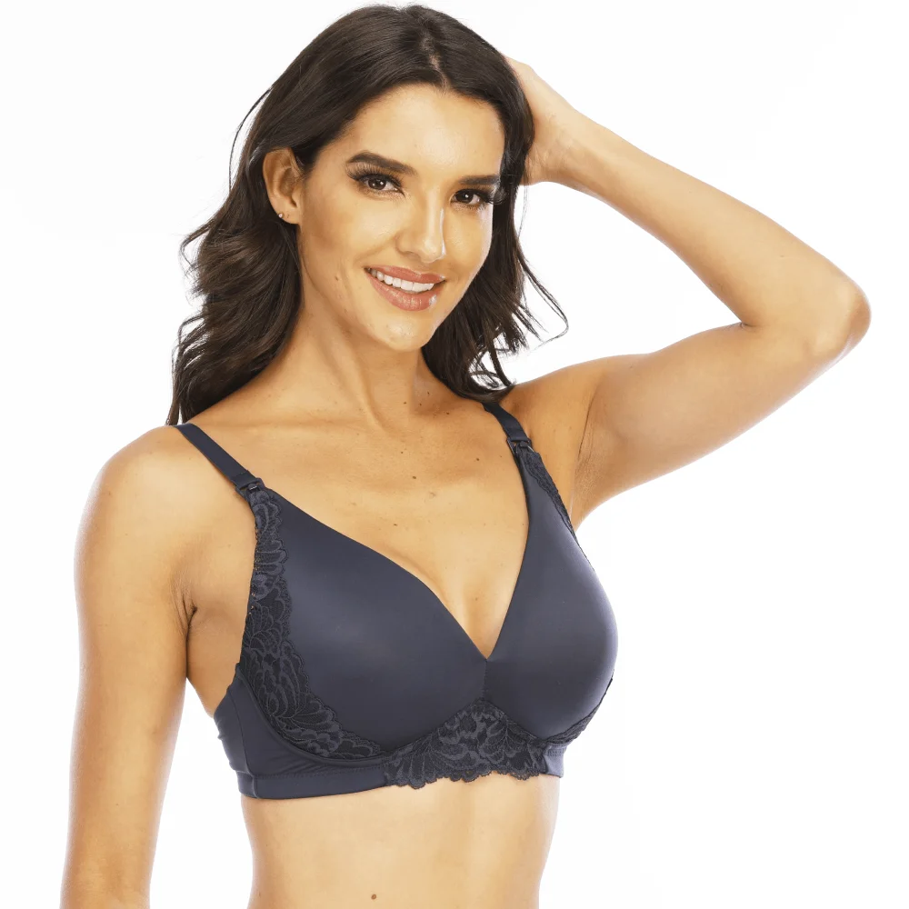 Хлопковое женское нижнее белье с застежкой спереди для послеродового периода, большие размеры, женские бюстгальтеры пуш-ап для кормления грудью