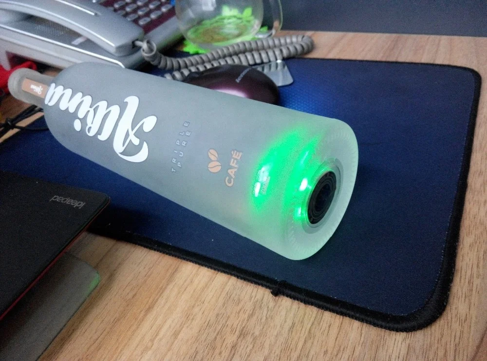 High End 75cl стеклянные алкогольные бутылки печать алкоголя Алкогольная бутылка с светодио дный светильник