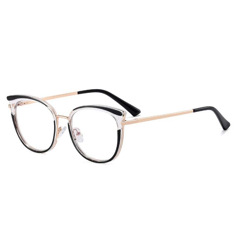 82185 Wholesale New Fashion High Quality Women Blue Ray Eyeglasses Frame Luxury Men TR90 Round Anti Blue Light Women Glasses